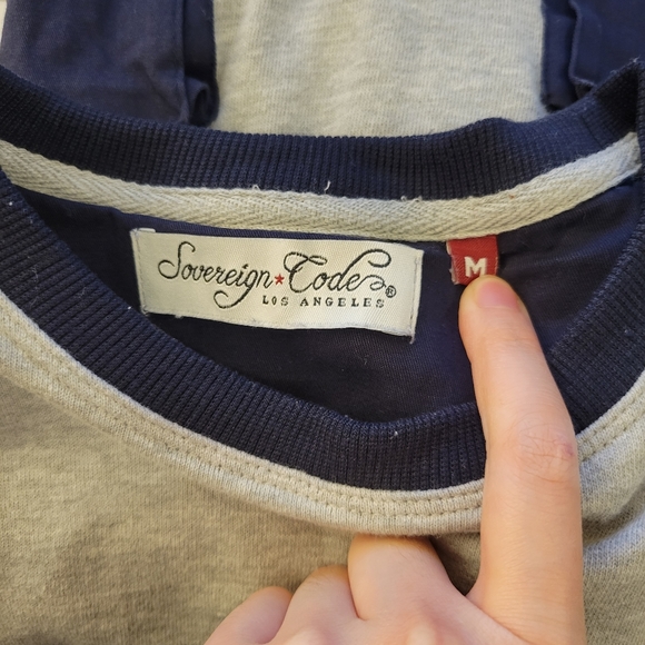 Retro Colorblocking Crewneck Sweater - Picture 3 of 3